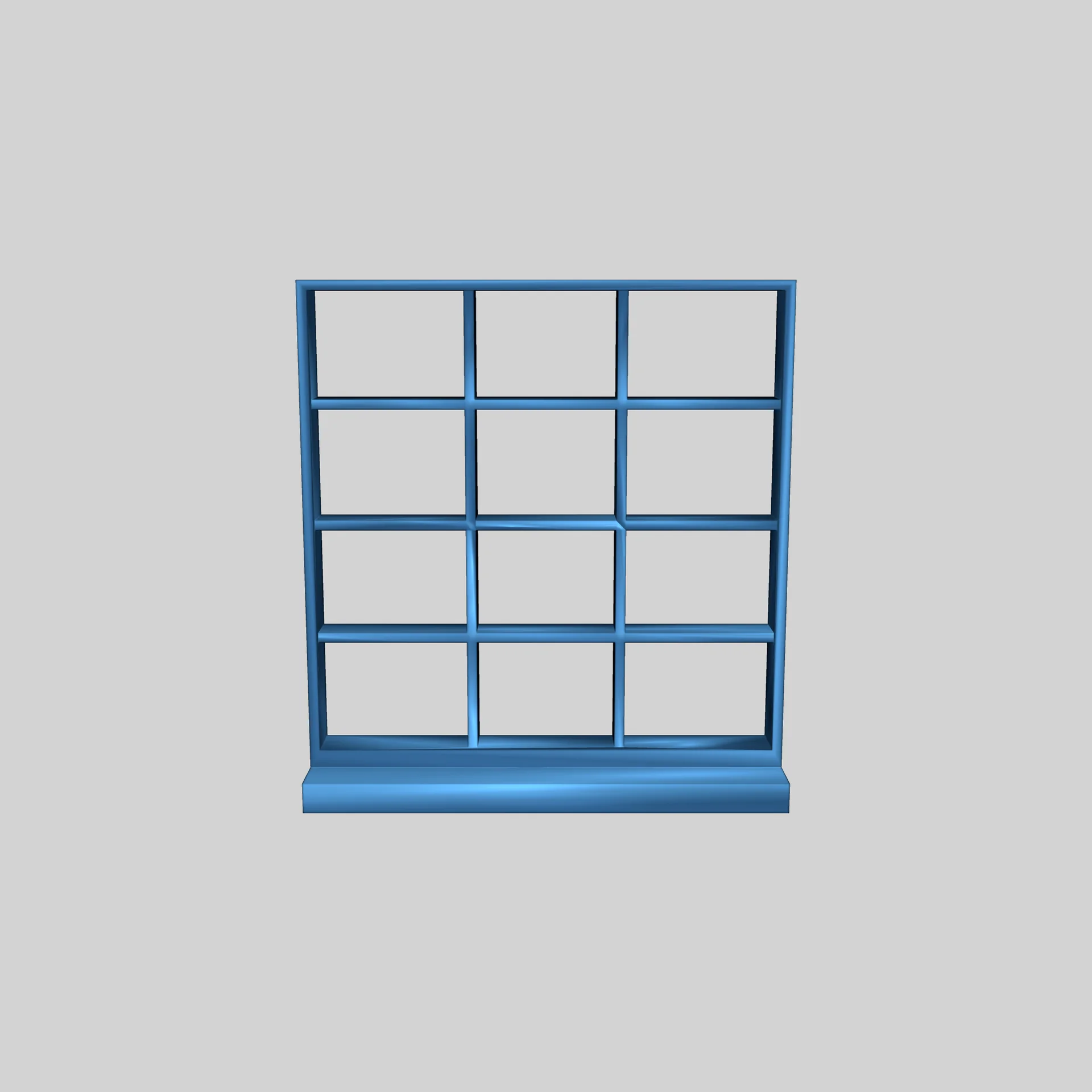 12-створчатое окно для моделей