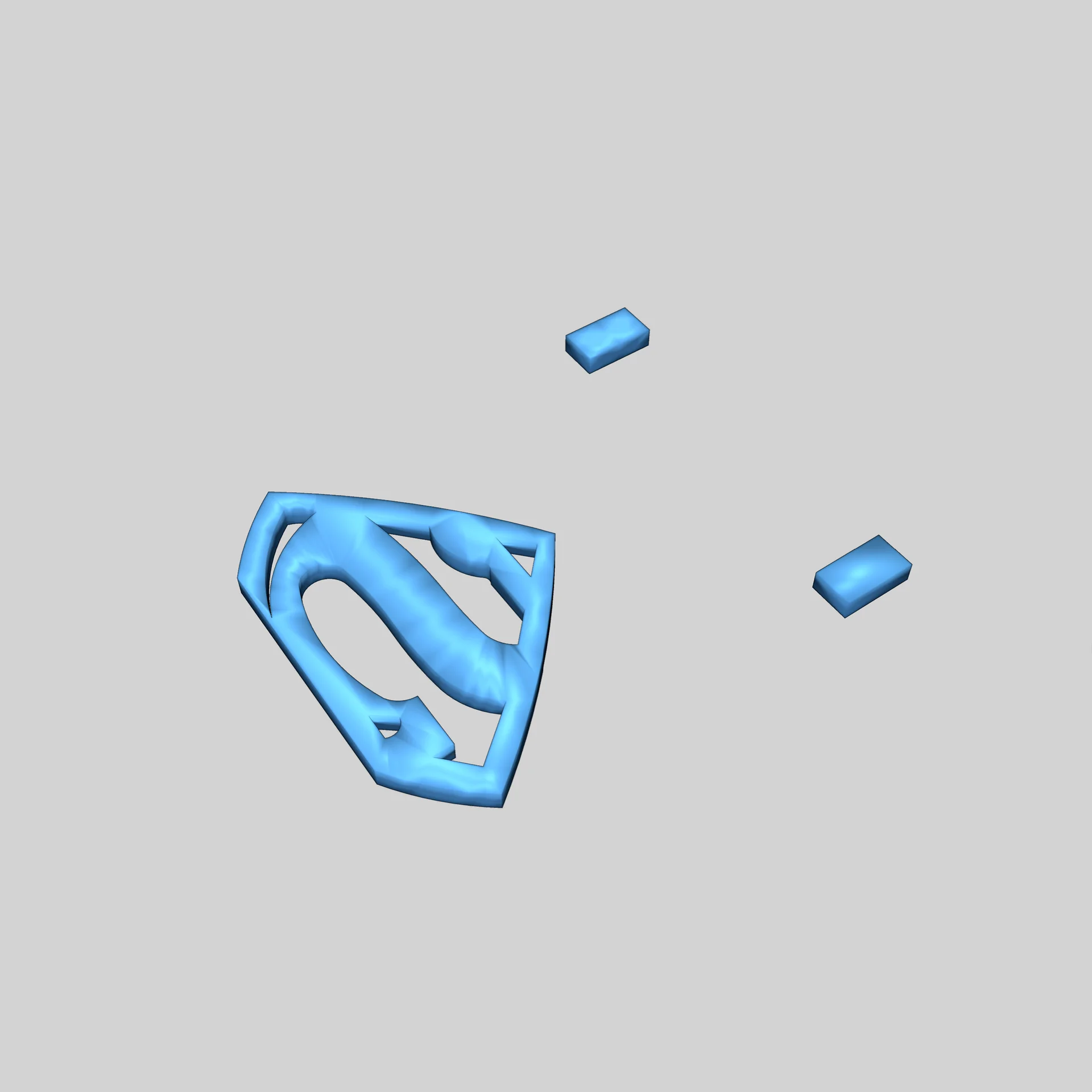 Гигантская минифигура Супермена