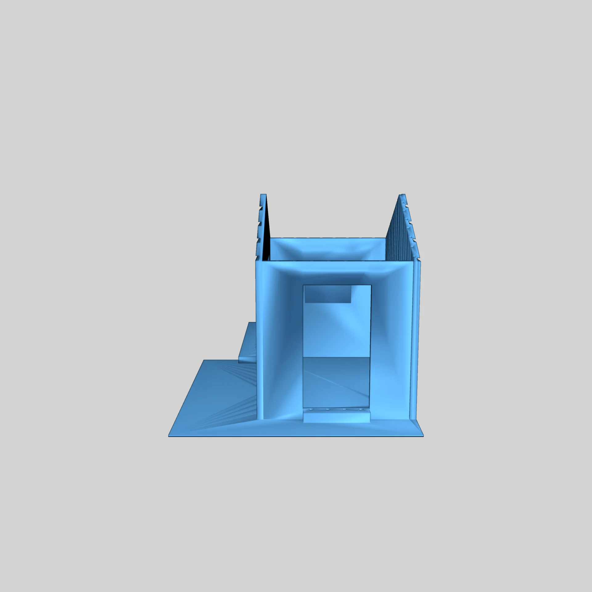 G Scale Рыночный киоск с снегом на крыше