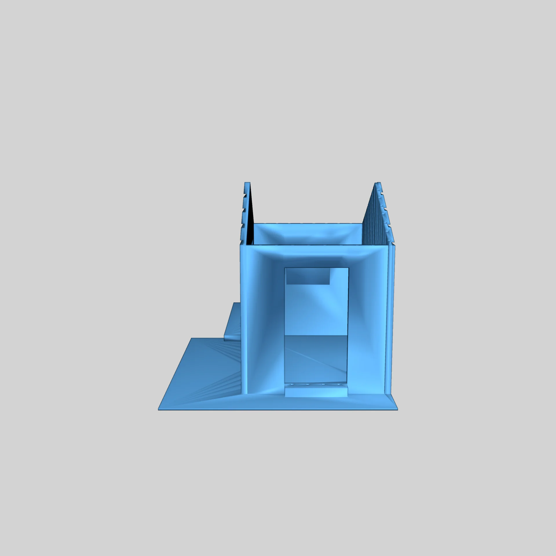 G Scale Рыночный киоск с снегом на крыше