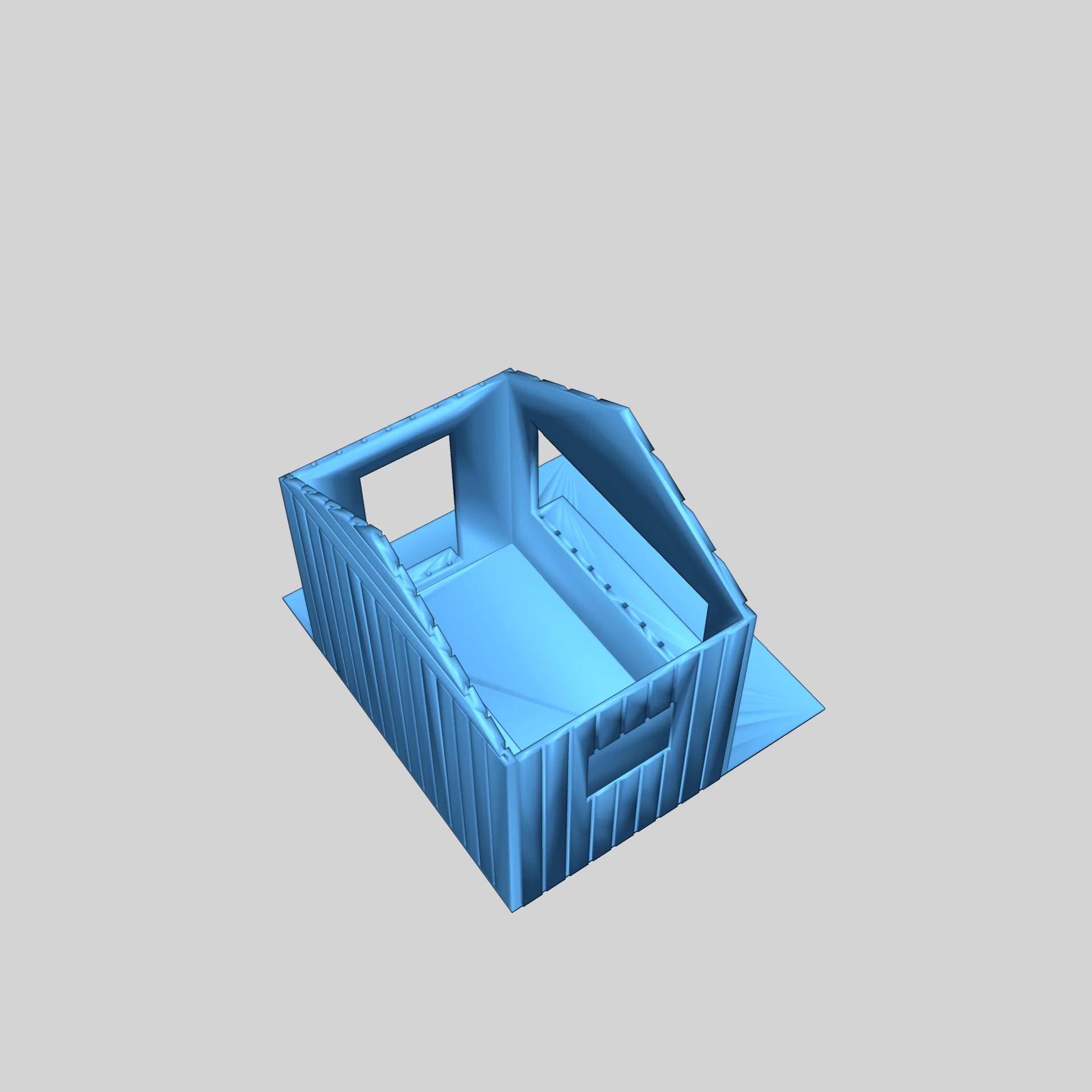 G Scale Рыночный киоск с снегом на крыше