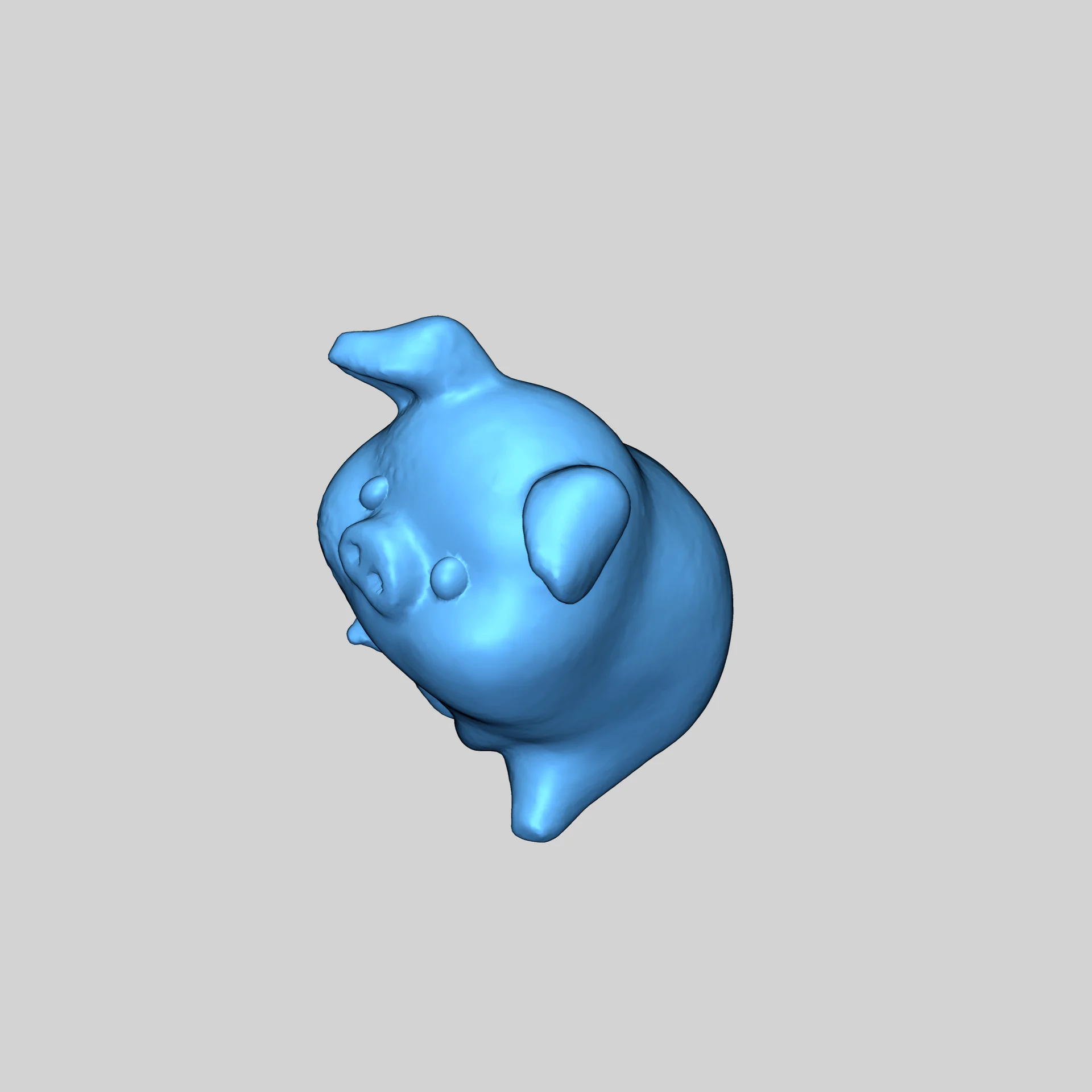 Скульптура Свиньи для Печати