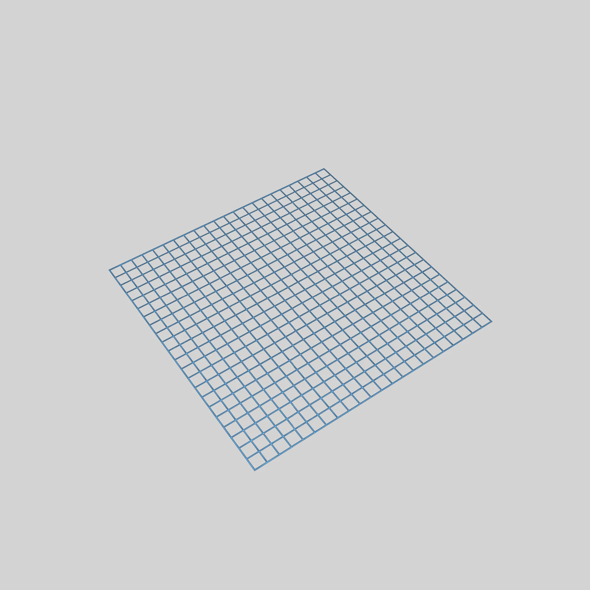 Тестовая модель сетки для проверки адгезии