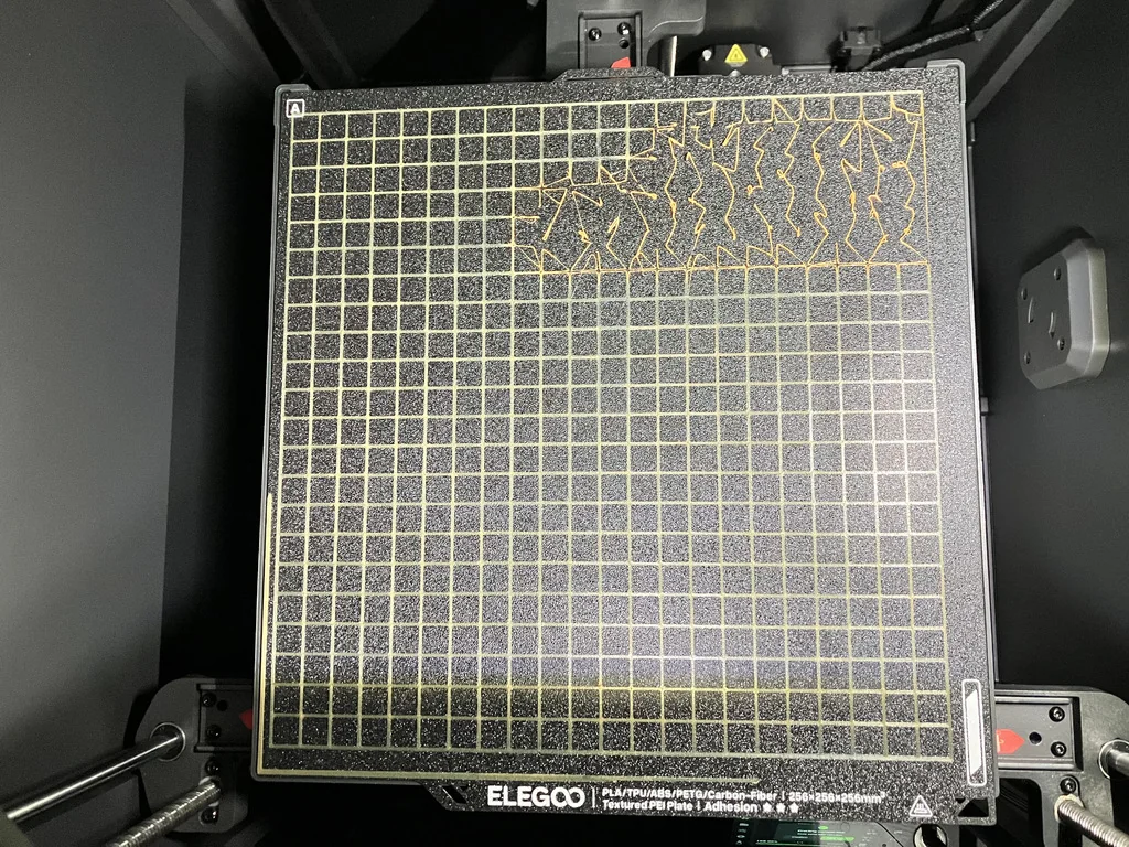 Тестовая модель сетки для проверки адгезии