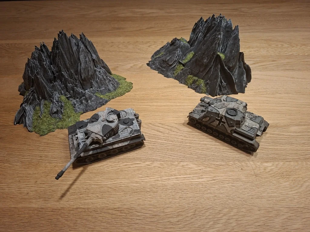 Горы для настольных игр 28 мм