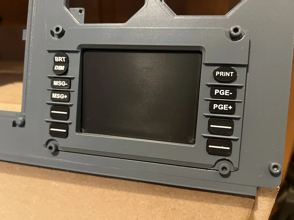 Модель панели DCDU для A320 SL3