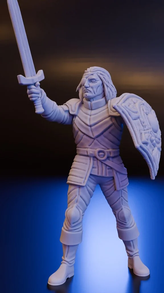 Dralmorrer Borngray - Высший Эльф Воин (DND / TTRPG)