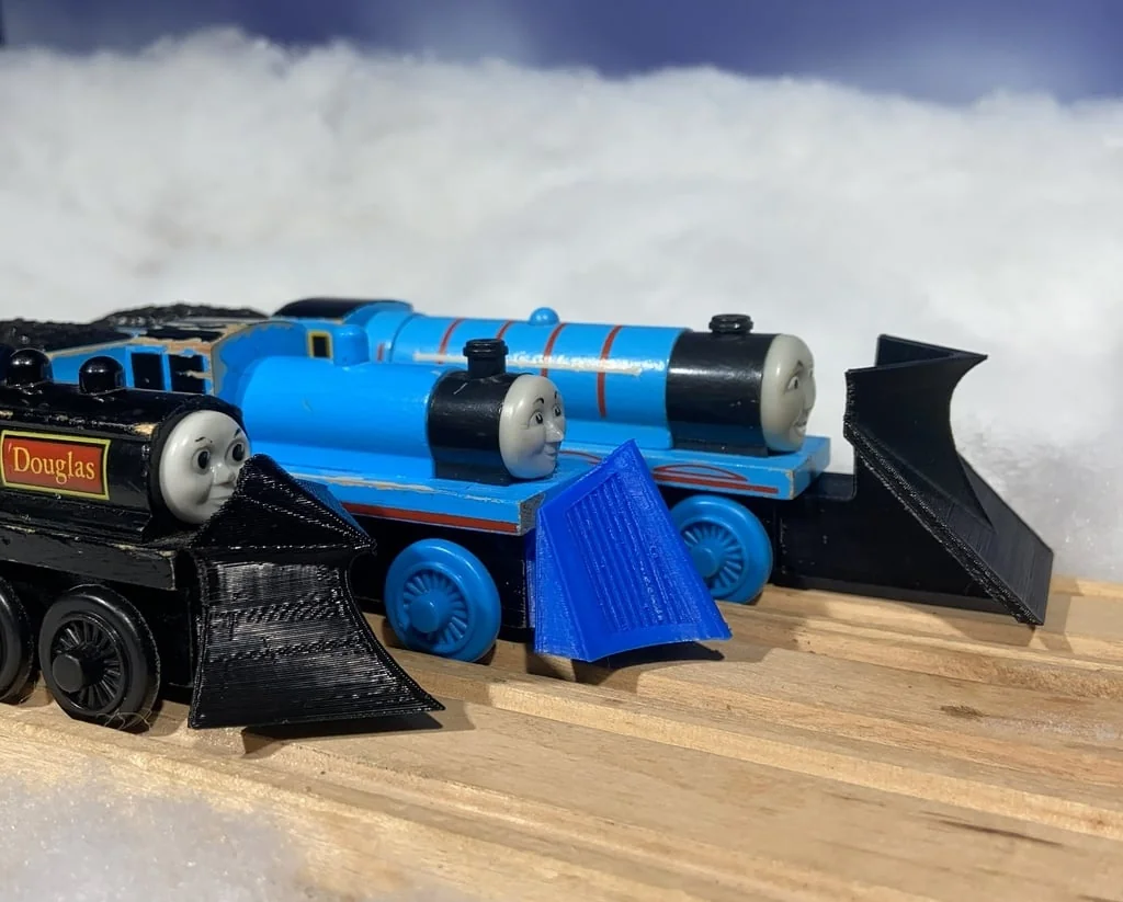 Деревянные рельсовые снегоуборщики #2