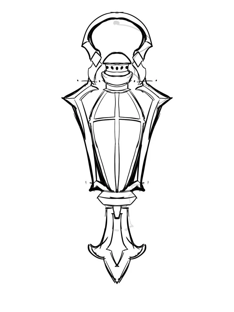 Фонарь Кирилла Флинса из Genshin Impact