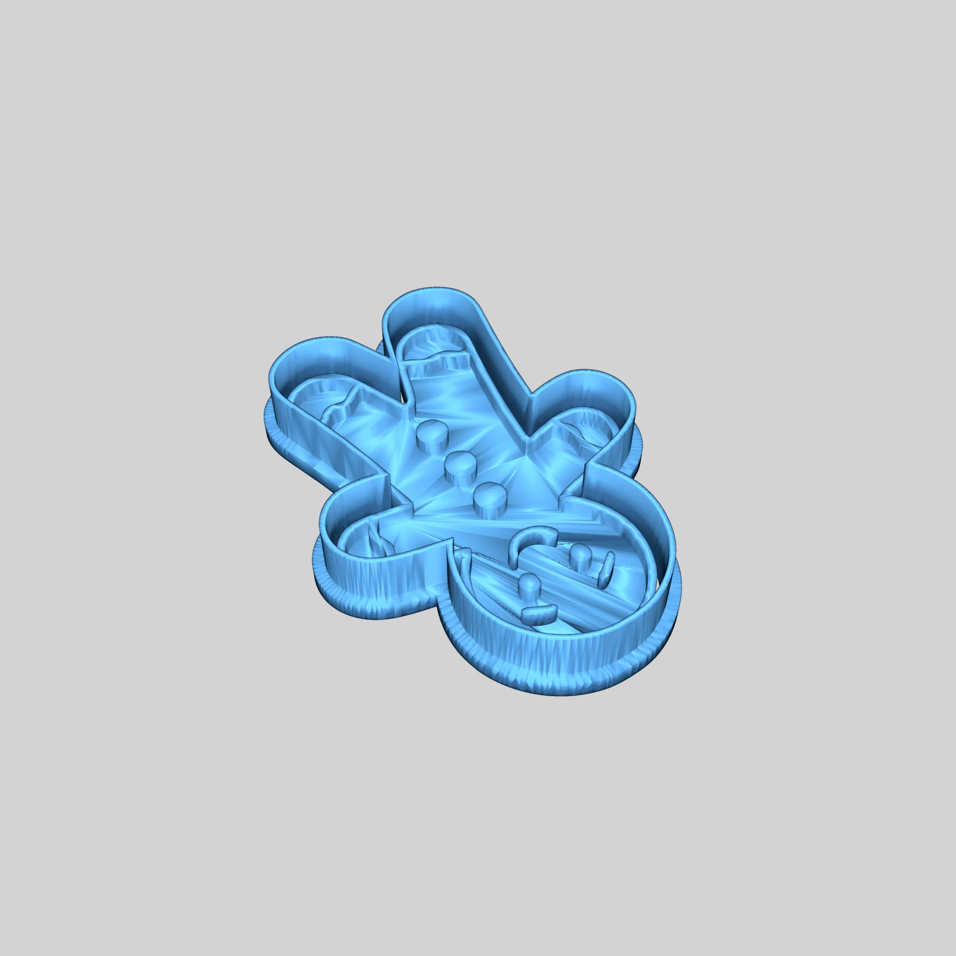 Формочка для печенья 'Счастливый Имбирный Человек'