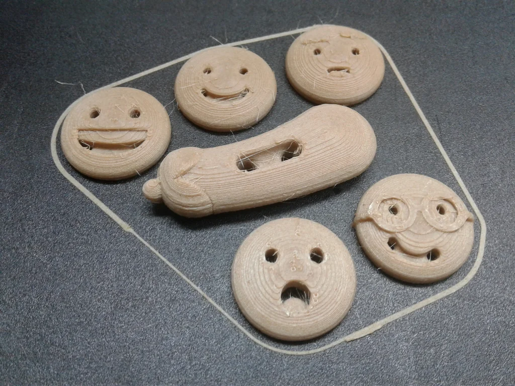 Кнопки для рубашки - набор эмодзи Facebook