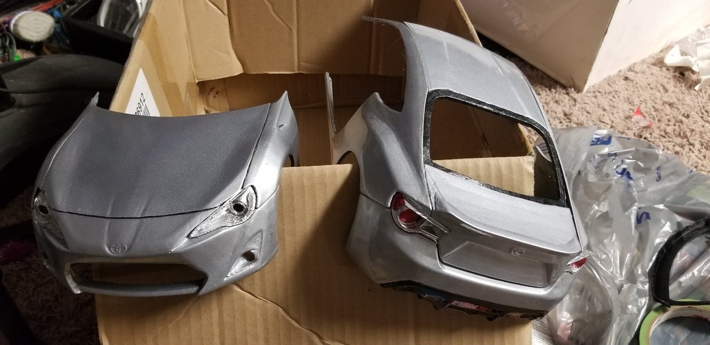 3D-модель кузовных панелей Toyota GT86/ Scion FRS/ Subaru BRZ в масштабе 1/10