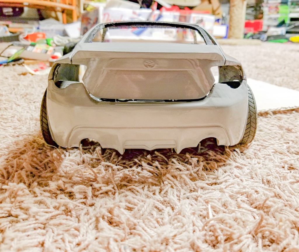 3D-модель кузовных панелей Toyota GT86/ Scion FRS/ Subaru BRZ в масштабе 1/10