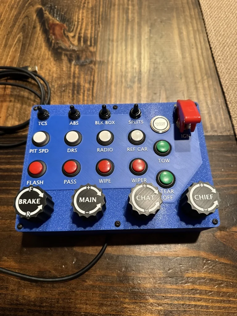 SimRacing Button Box - Полный проект