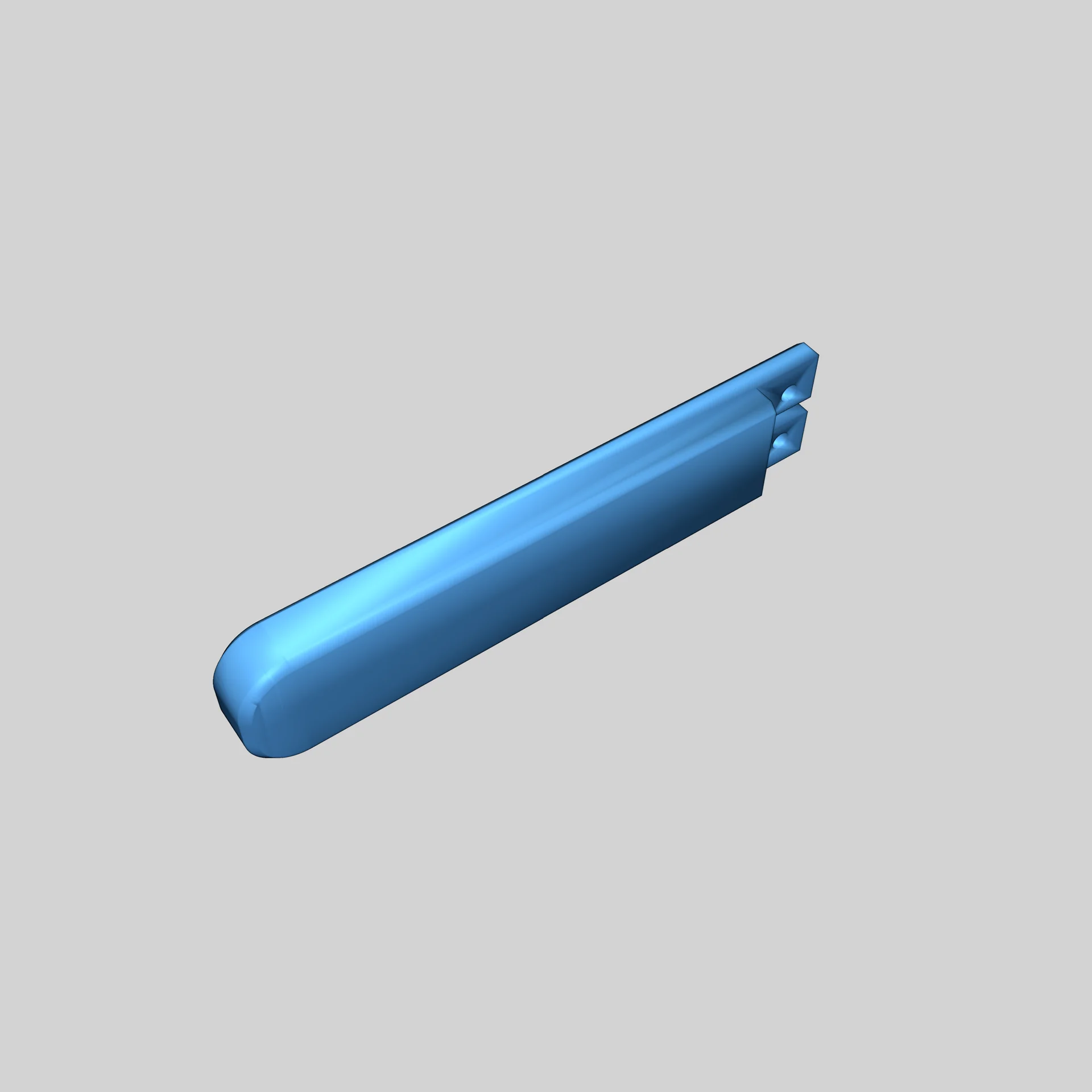 Модель для скребка с лезвием для кровати