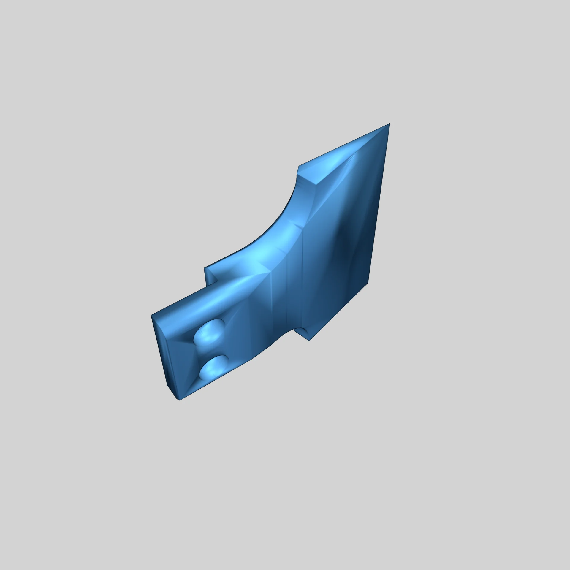 Модель для скребка с лезвием для кровати