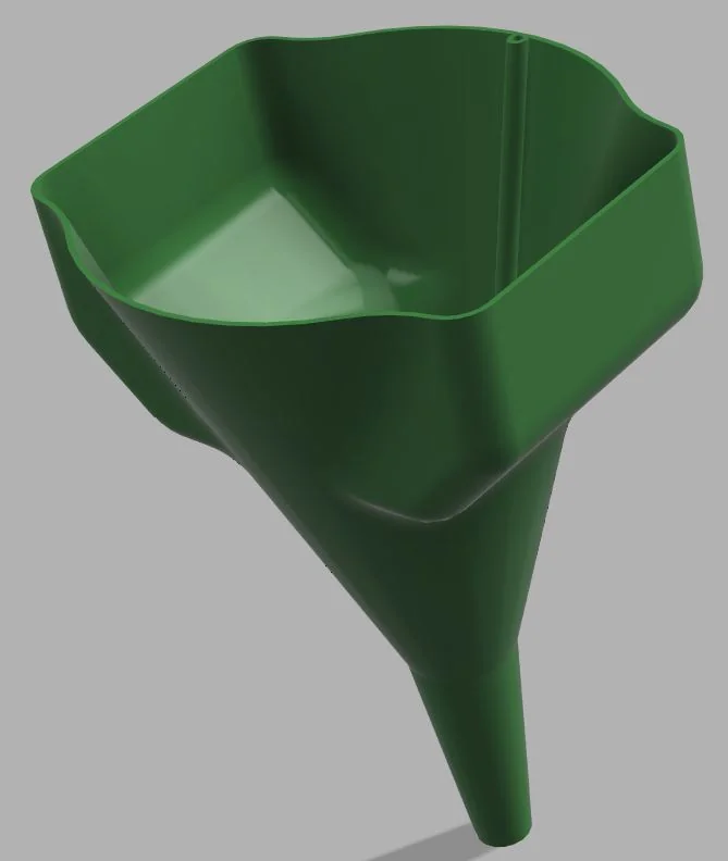 Большая воронка для заливки масла с адаптерами