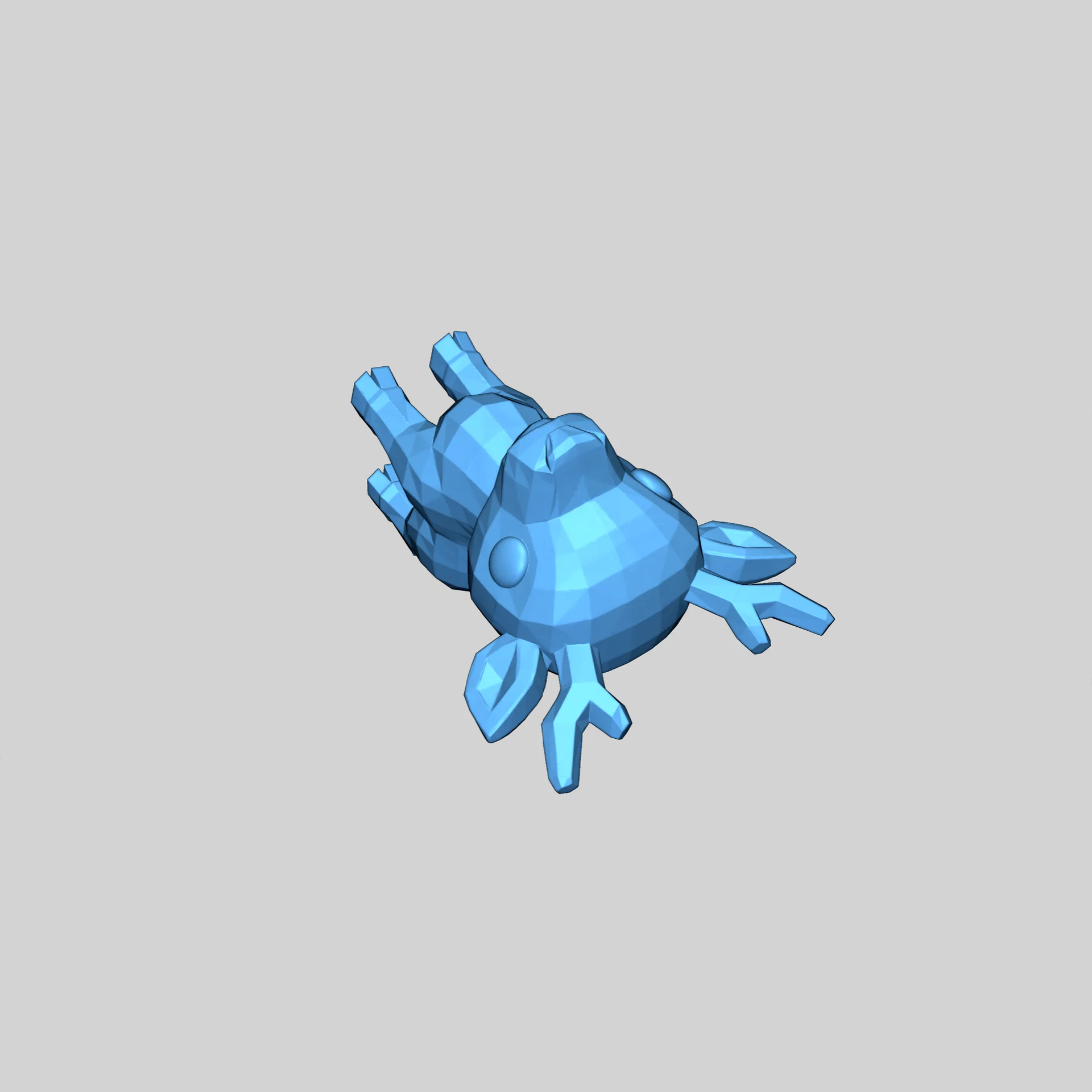 Низкополигональный олень - Подарок Санты