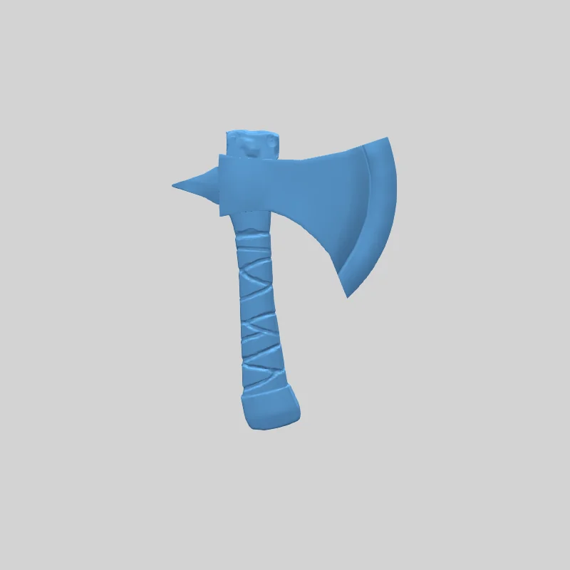 Стилизованный викингский топор 3D-модель