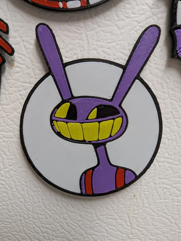 Джекс из Цифрового Цирка (магнит для холодильника)