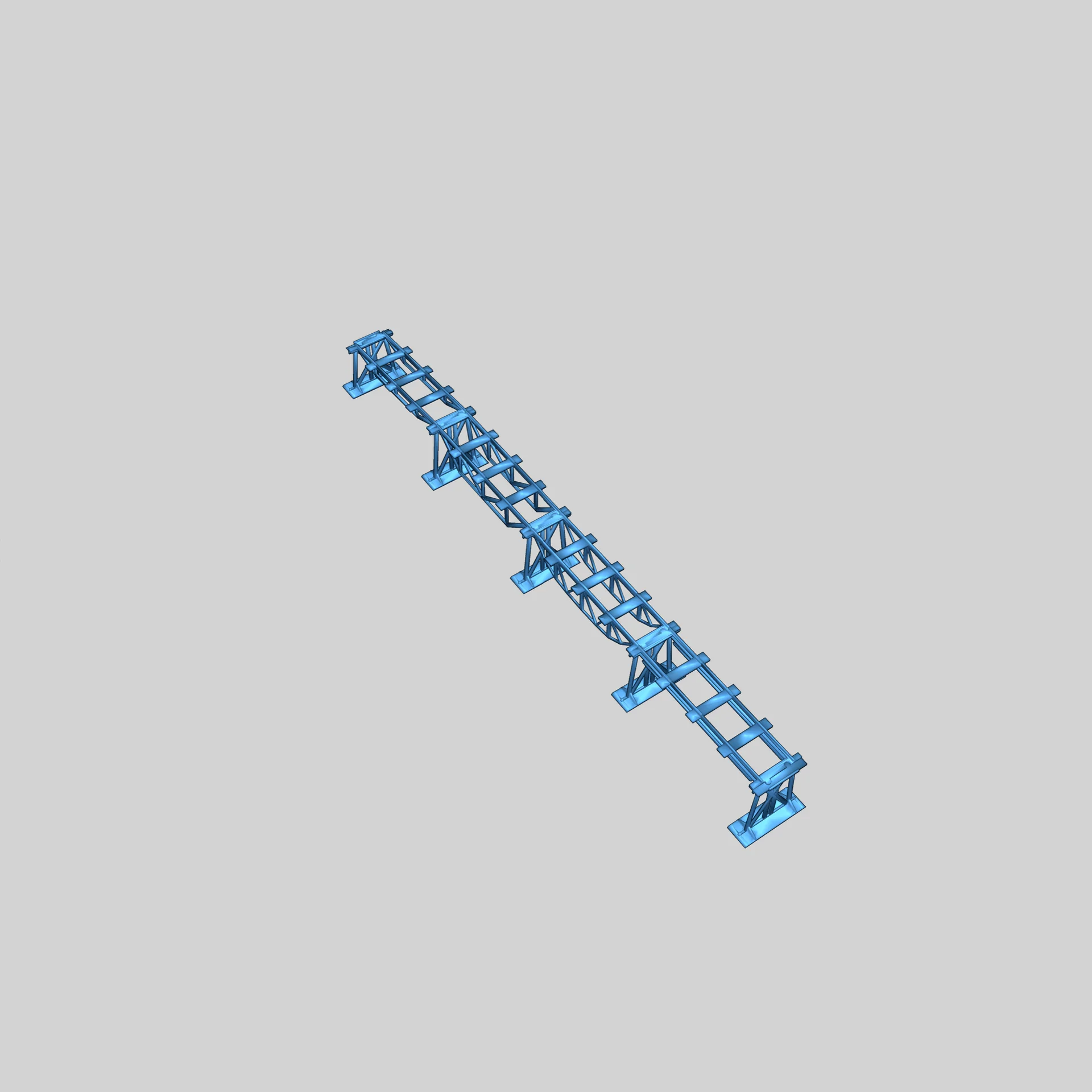 Модель разгрузочной рампы/моста 1:13.8 для LR системы
