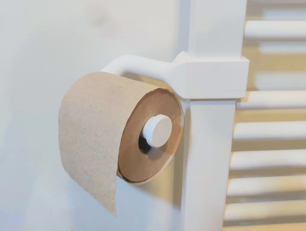 Держатель туалетной бумаги для радиатора