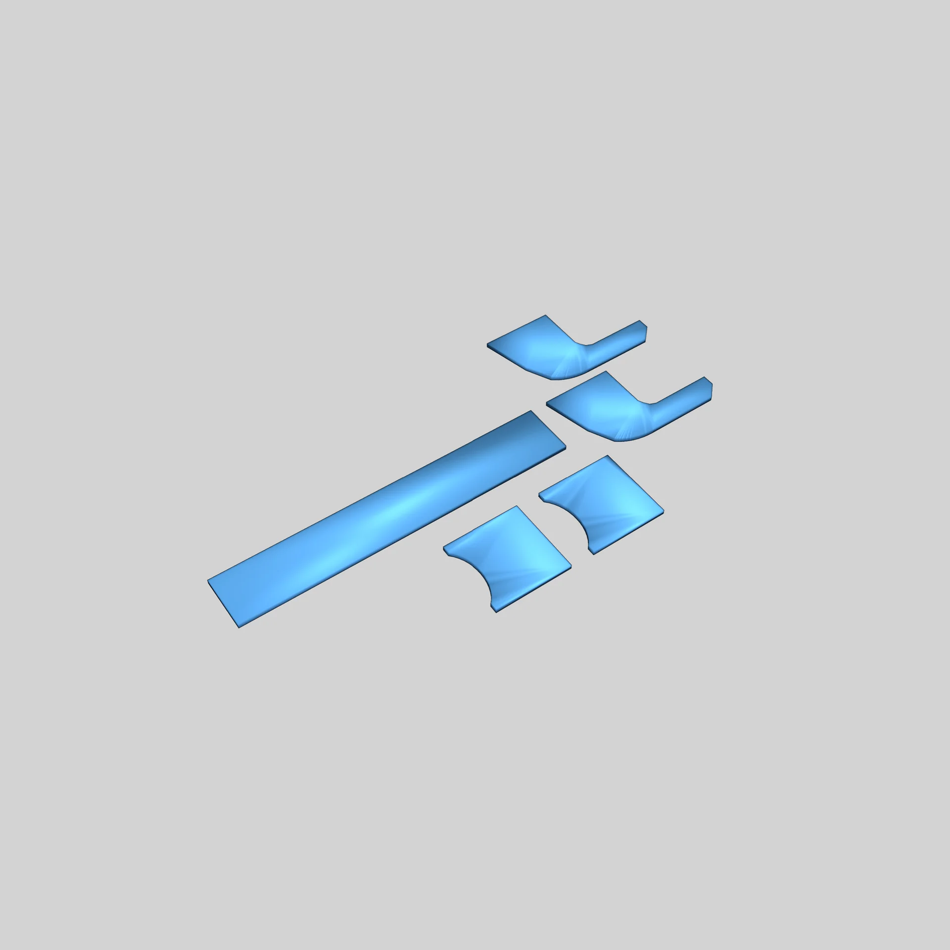 Модель крыла масштаба 1:64