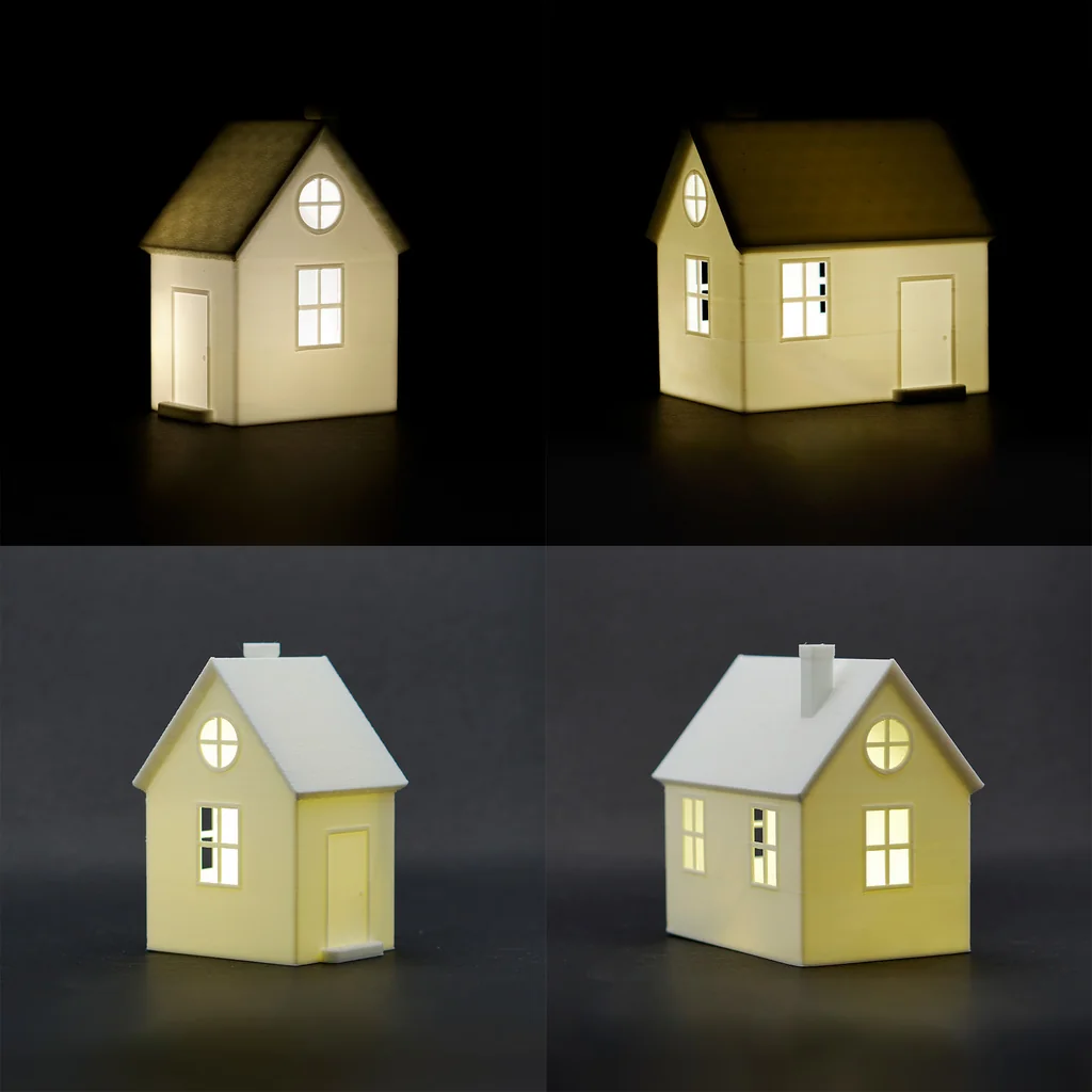 Новогодние домики - украшения для праздников