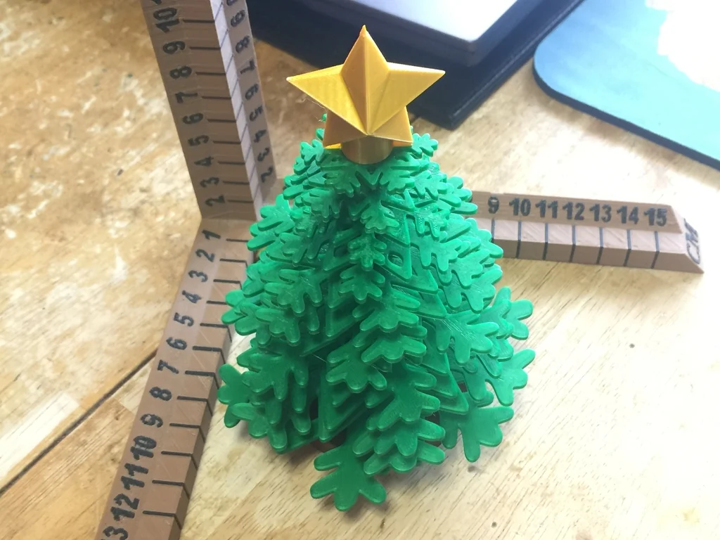 Набор для сборки снежного дерева - Версия 1