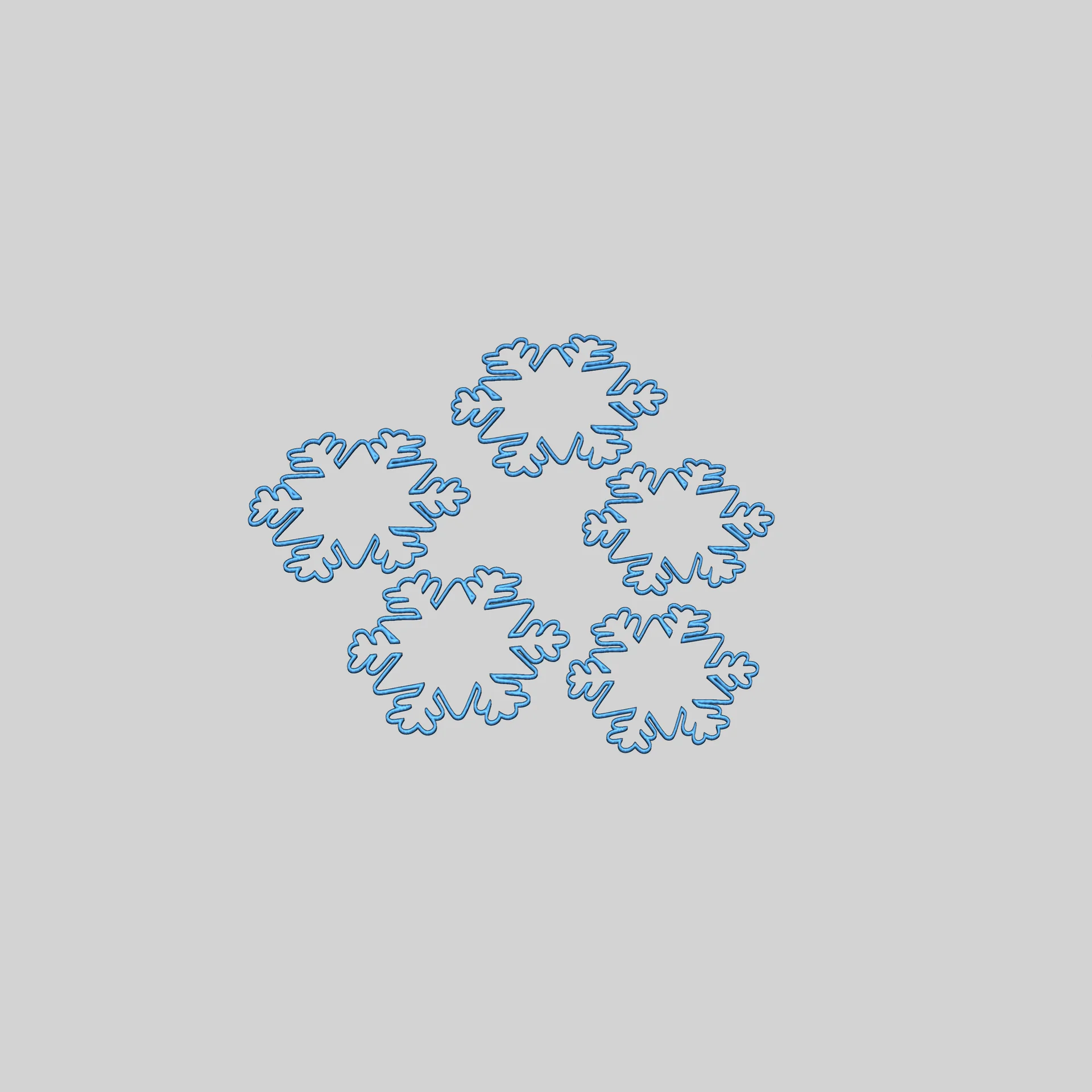 Набор для создания снежинки - Версия 2