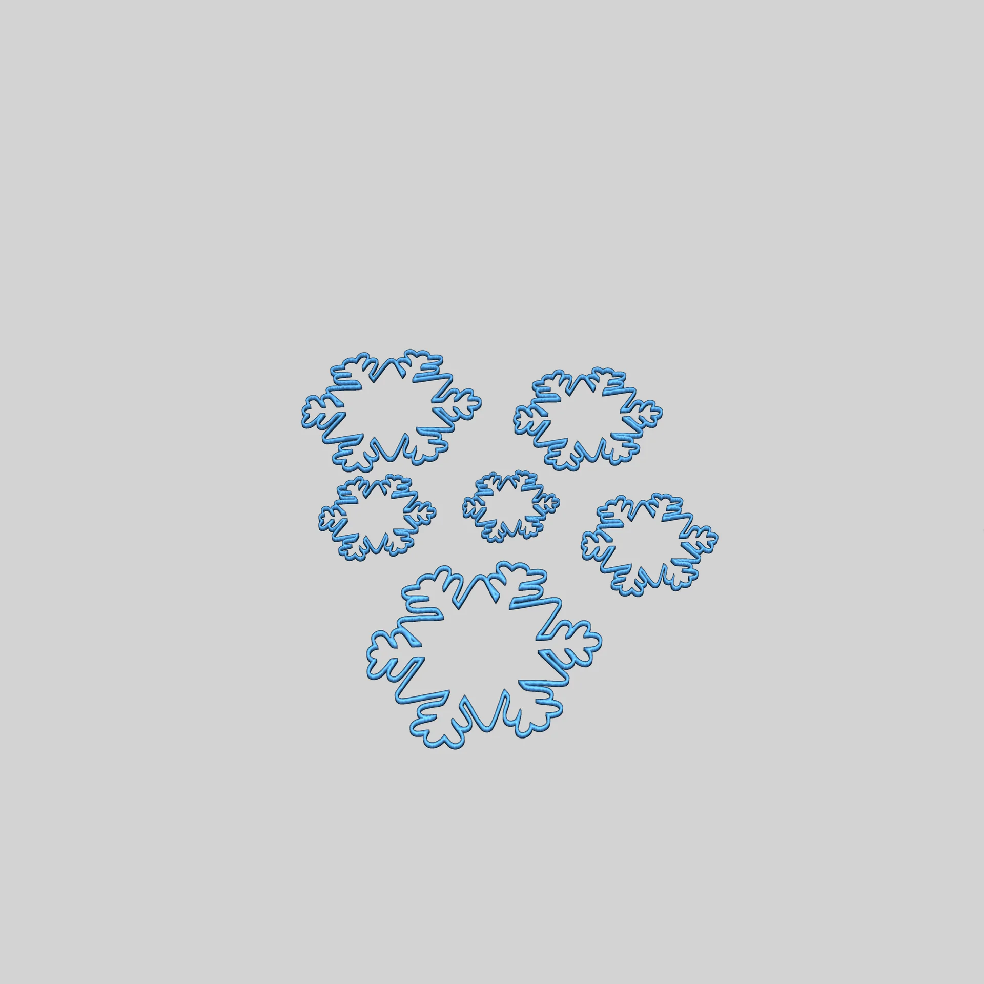 Набор для создания снежинки - Версия 2