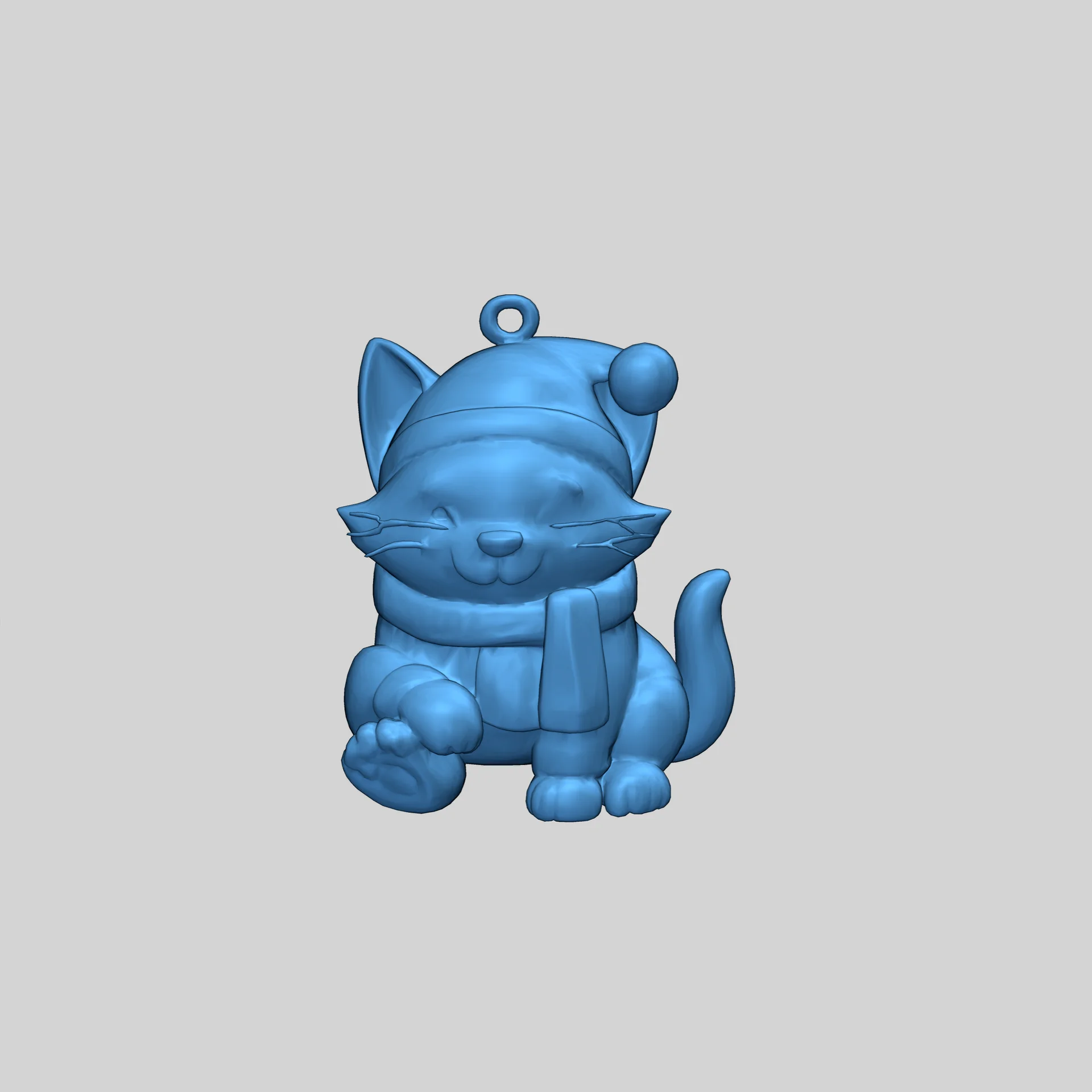 Модель: Кот и собака на Рождество