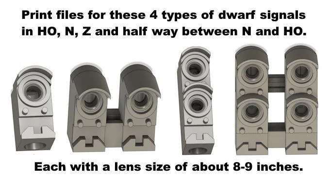 Модели карликовых сигналов Z масштаба