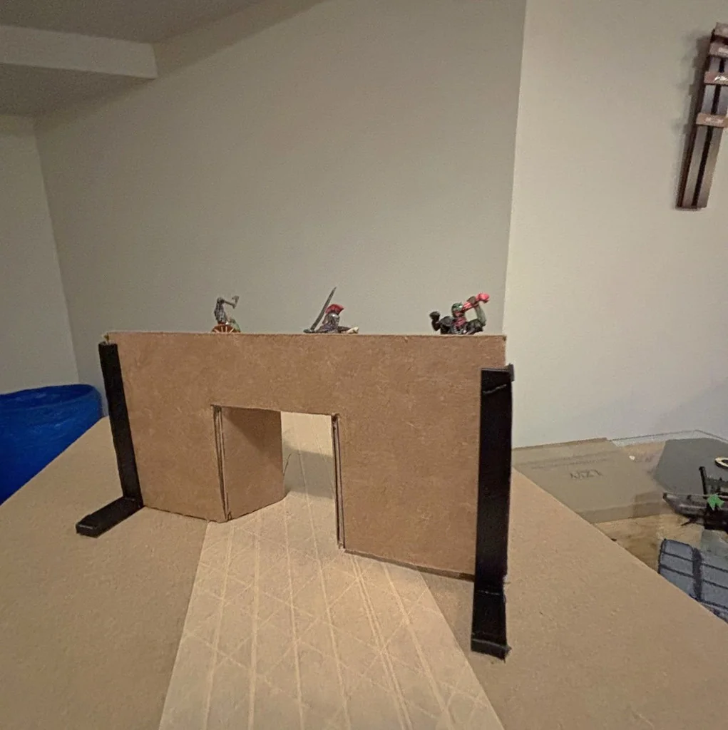 Модель «Картонный ландшафт» - Палисадные стойки