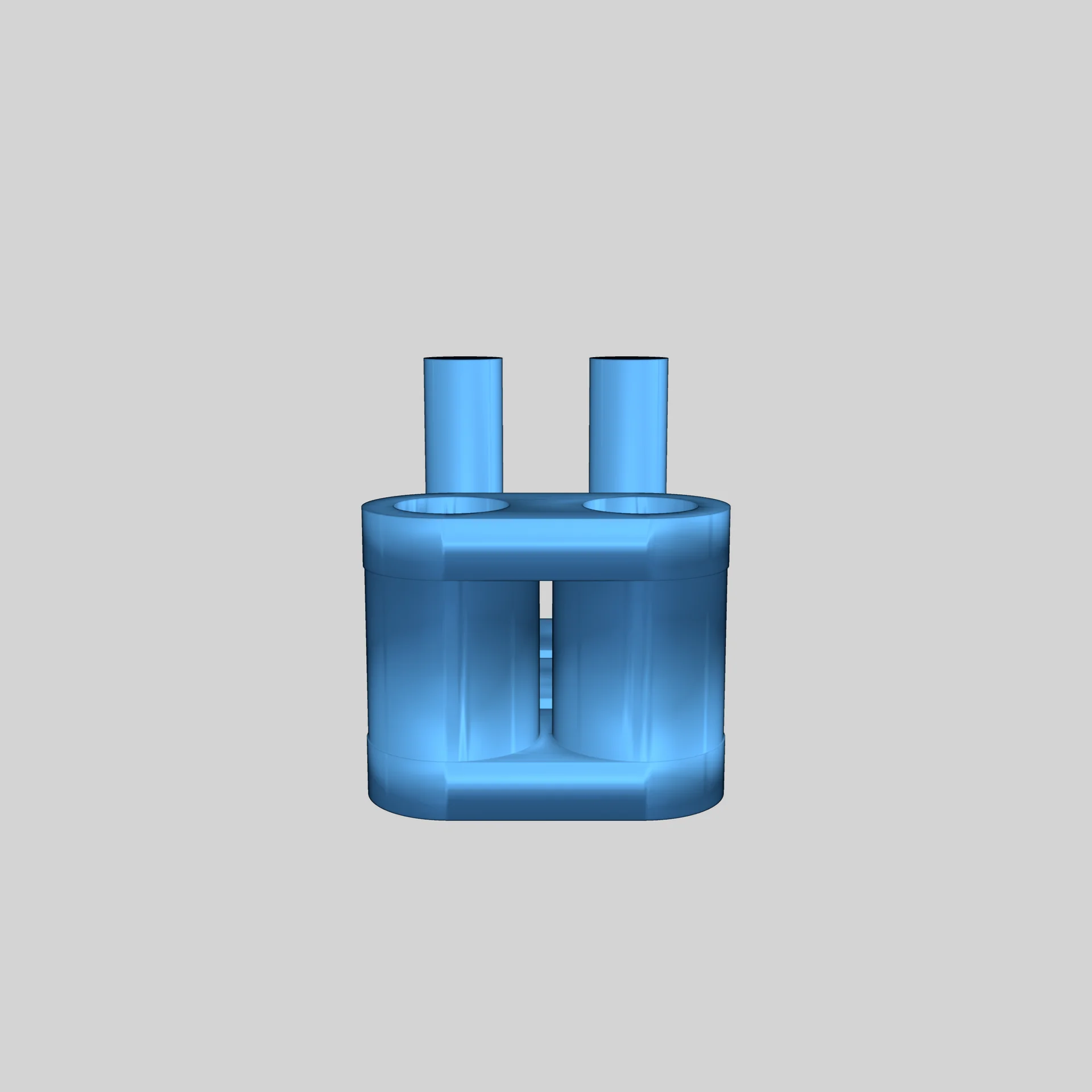 Пара спиралей с цепью (параметрическая модель)