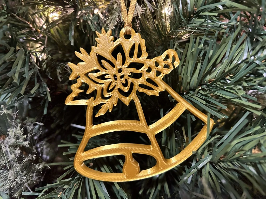 Рождественский колокольчик для 3D-печати