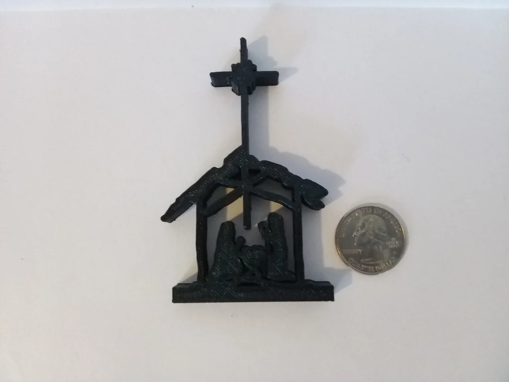 Орнамент Рождественской Сцены