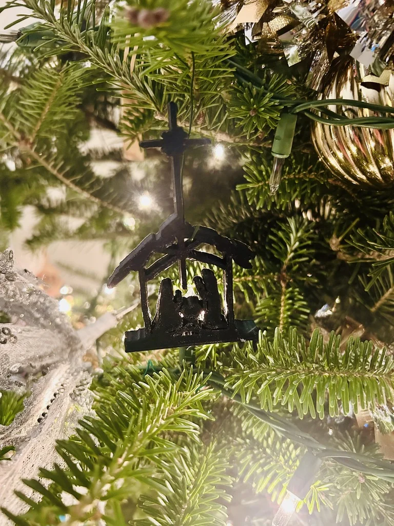 Орнамент Рождественской Сцены