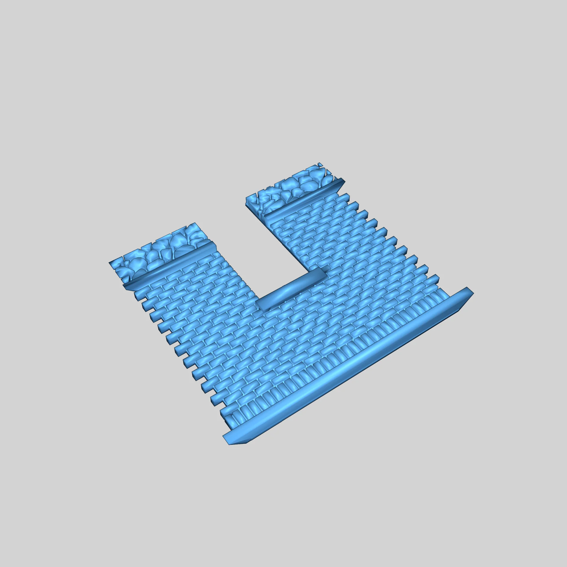 Модель кирпичного здания 1:87 HO