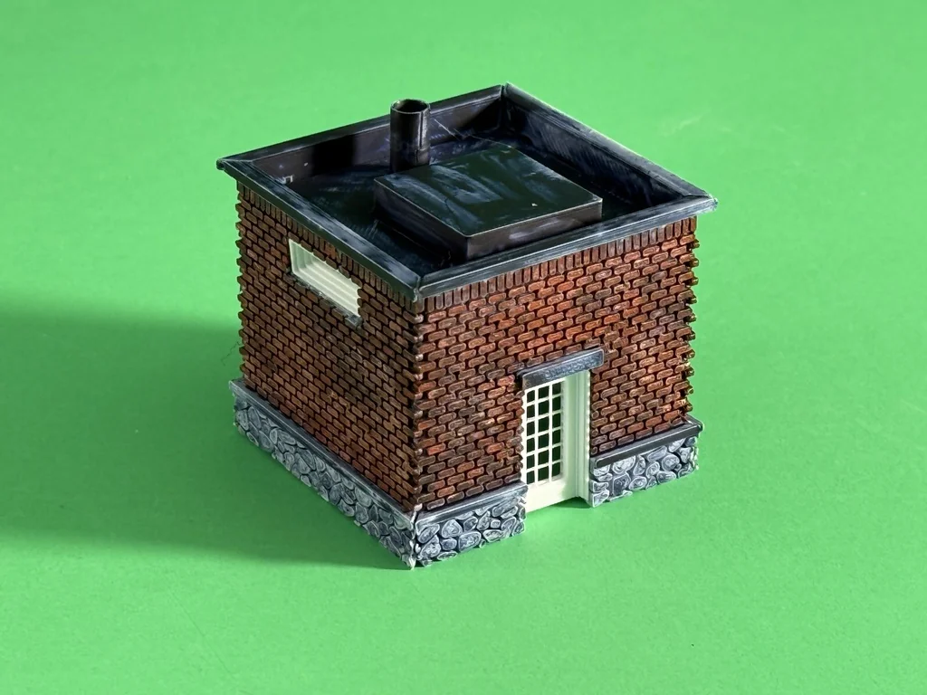 Модель кирпичного здания 1:87 HO