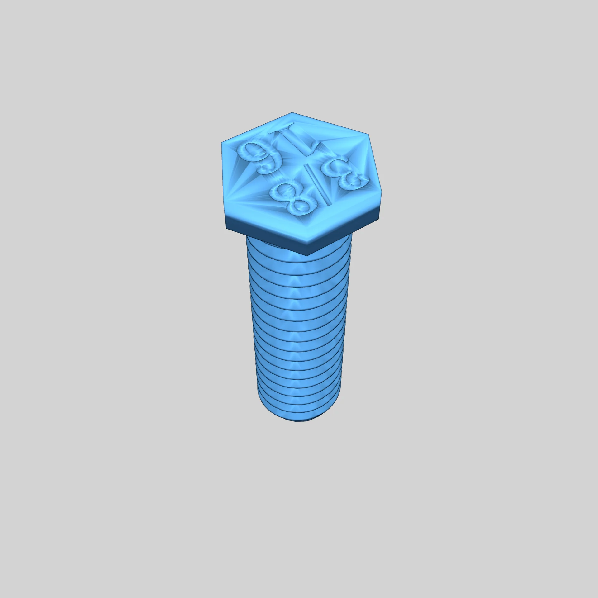 Модель болтов с шестигранной головкой