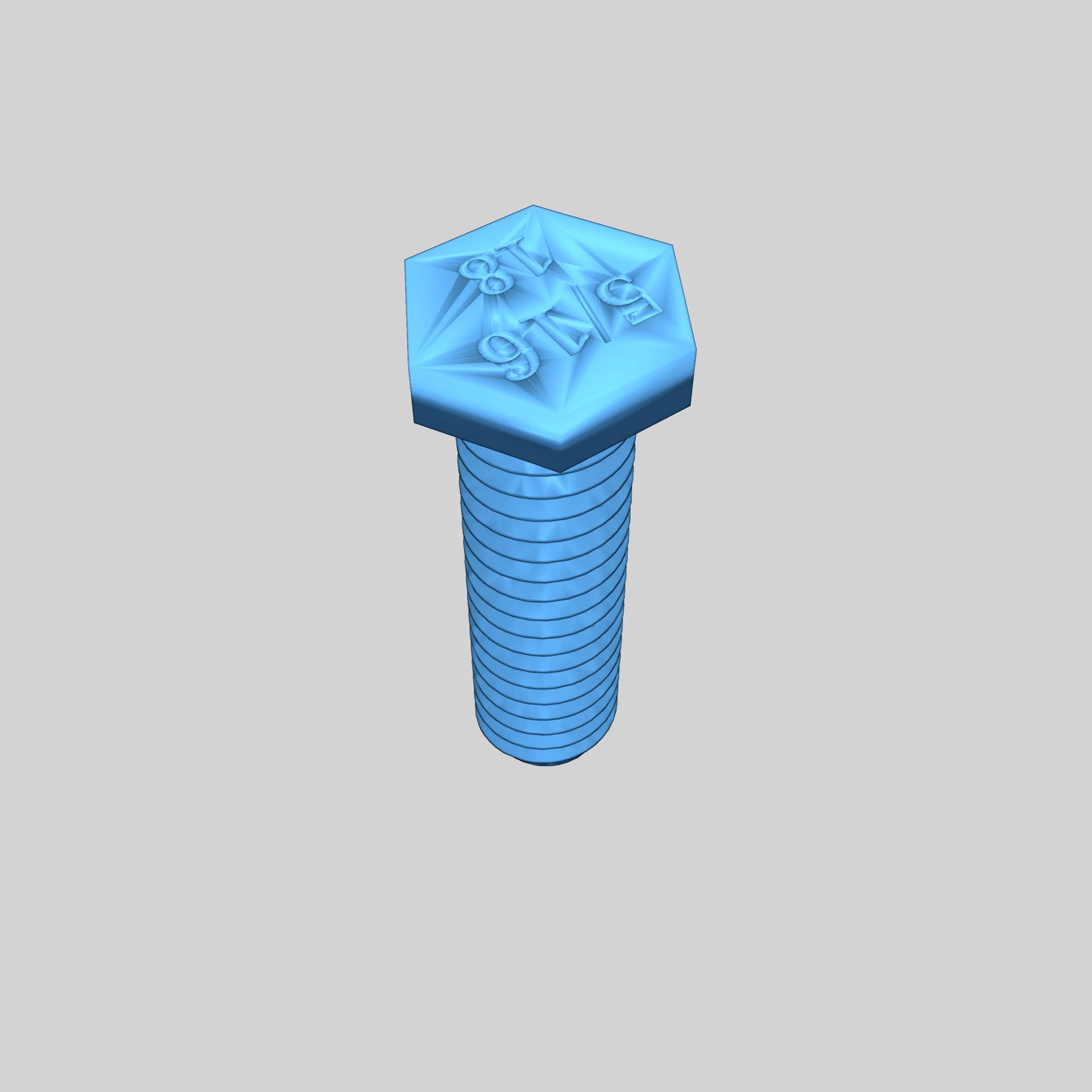 Модель болтов с шестигранной головкой