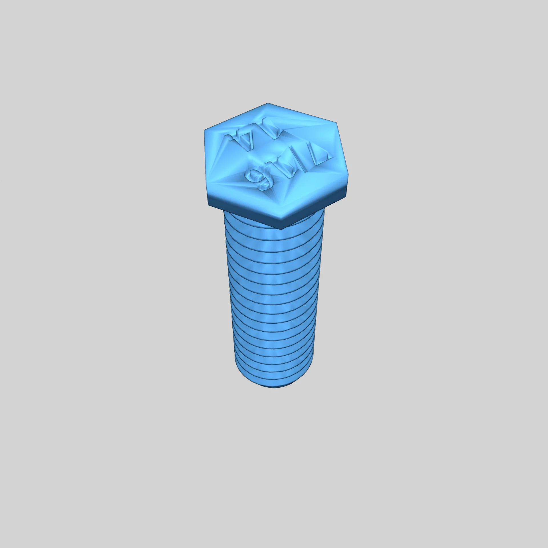 Модель болтов с шестигранной головкой