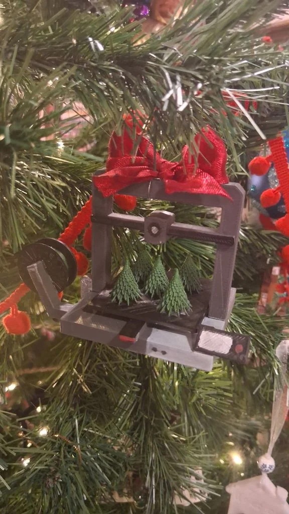 3D-принтер в виде рождественского ornaments