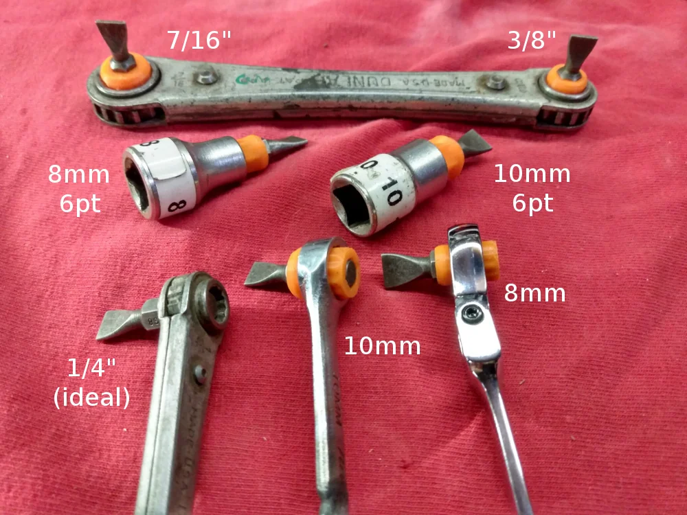 Адаптеры Hex Bit для Гнезд и Гаечных Ключей