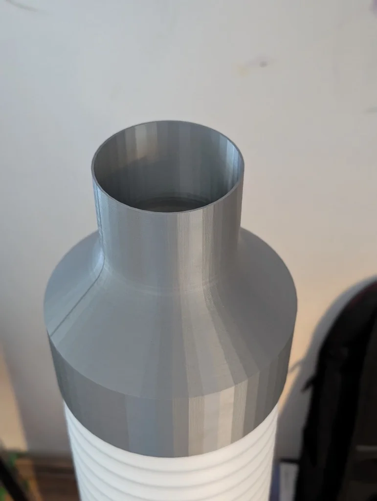 Редукция трубки кондиционера 150 до 80 мм - левосторонняя резьба