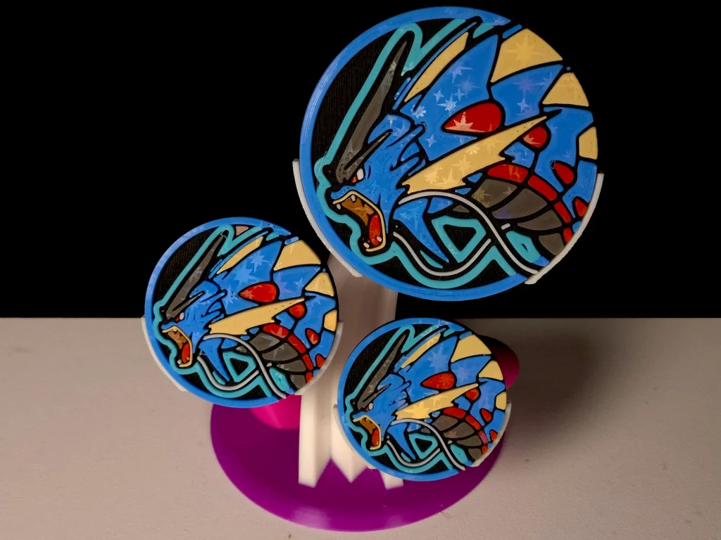 Монета Mega Gyarados из Pokemon TCG Pocket