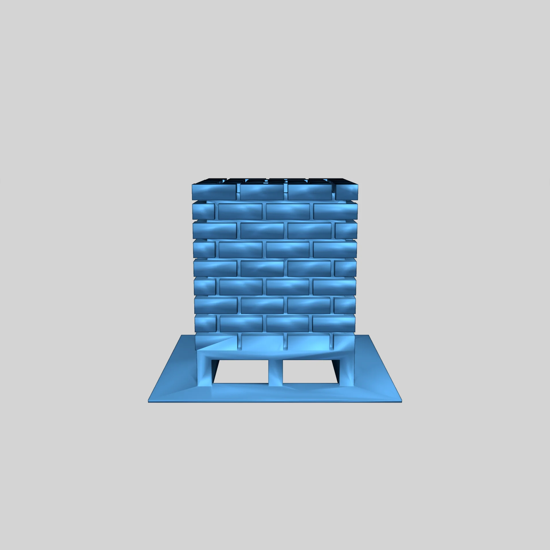 Кирпичи на поддоне 1:87 HO масштабе