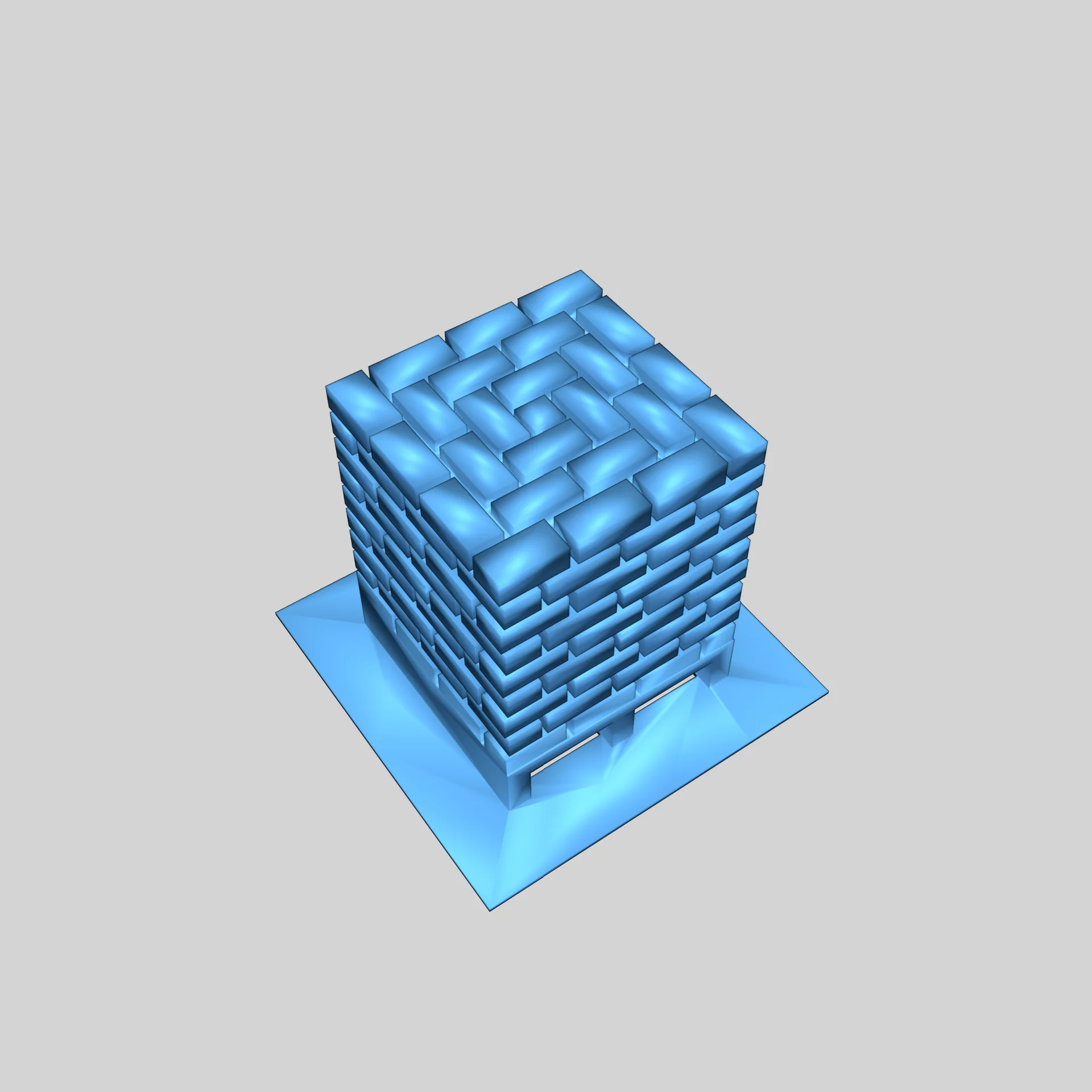 Кирпичи на поддоне 1:87 HO масштабе