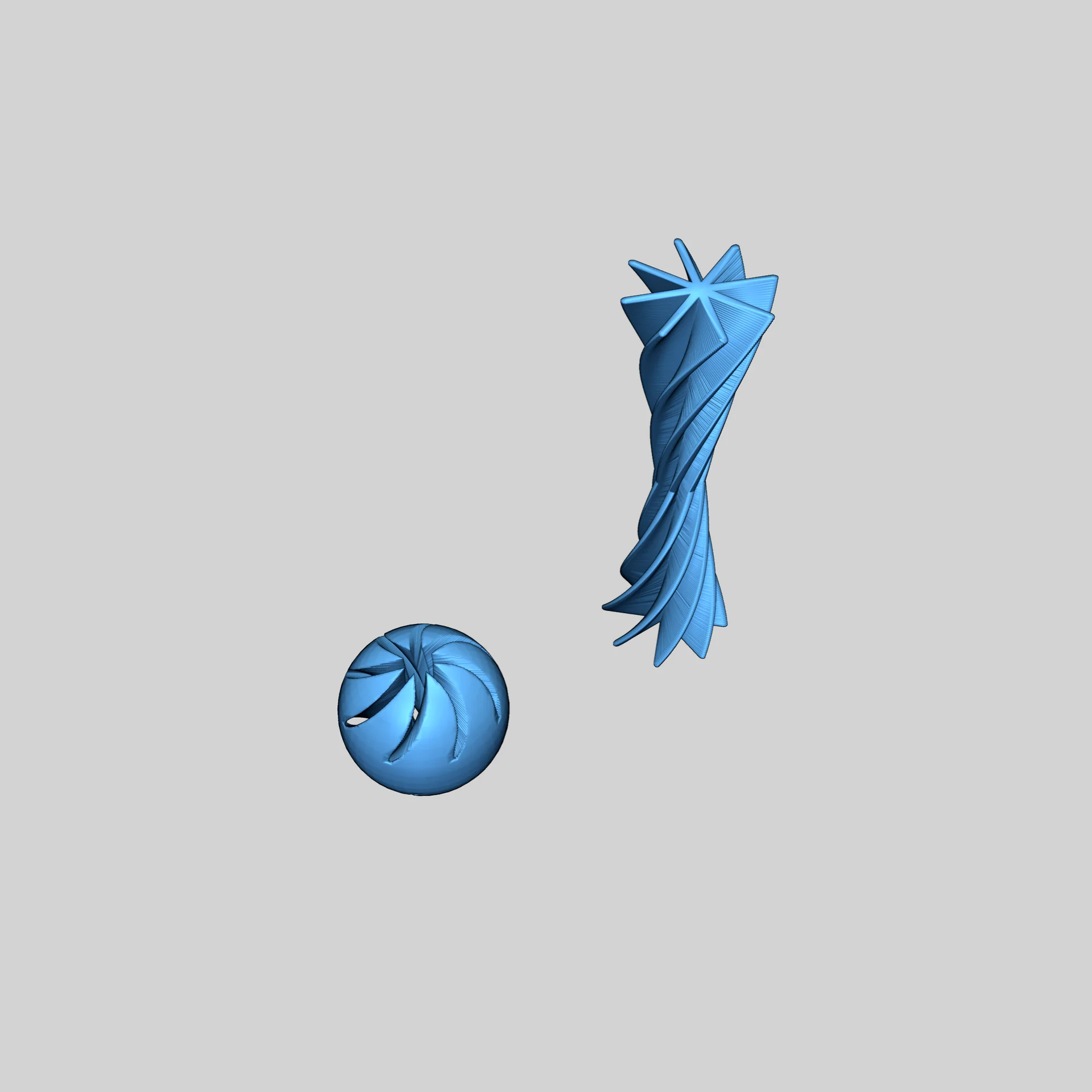 Спиральный антистрессовый мяч